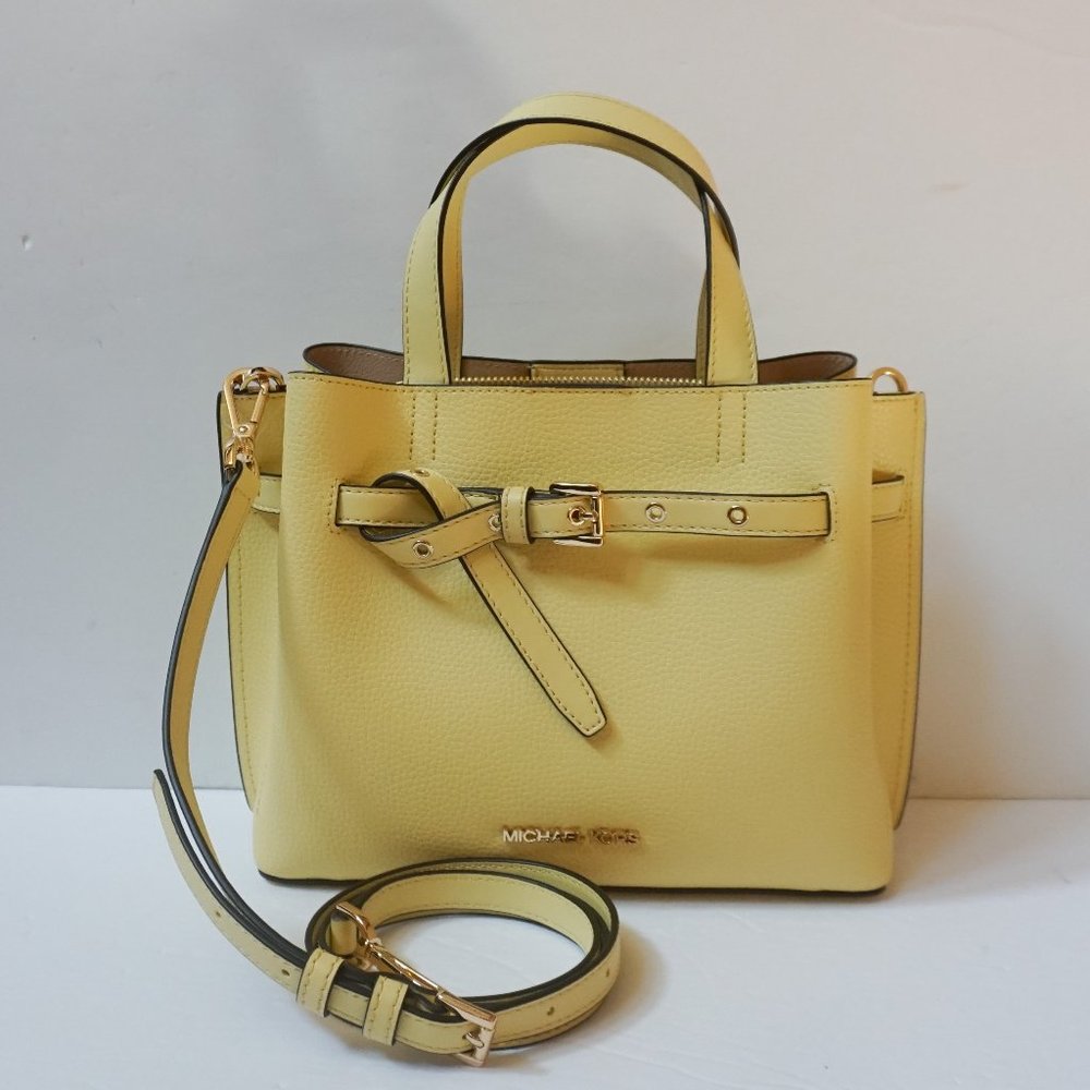 Michael Kors Emilia S Messenger Bag ButterCup - Picture 4 of 12